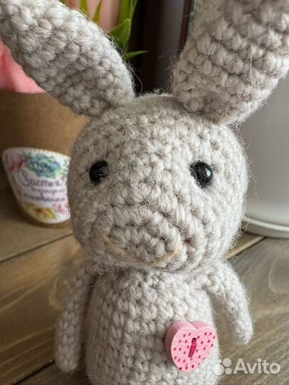Вязаный зайчик