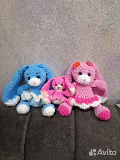 Вязаные игрушки ручной работы