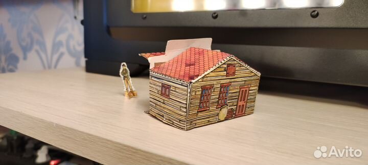 Модель домика картонная Wagon Wheels General Store