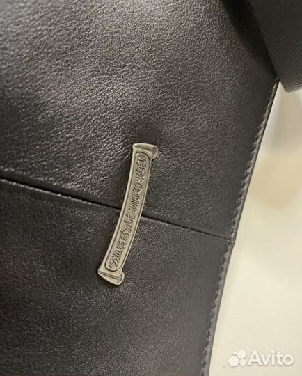 Сумка кожаная Chrome Hearts Messenger Bag