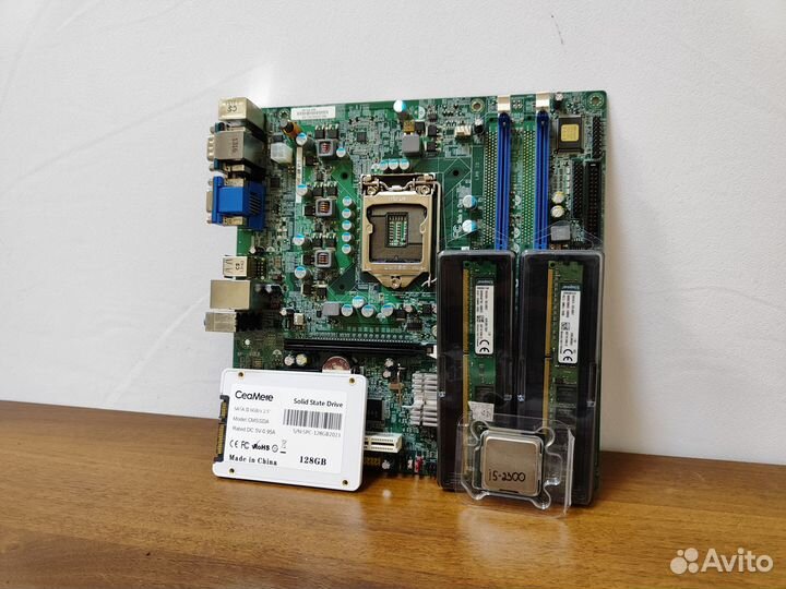 Материнская плата 1155+i5-2300+DDR3-8Gb+SSD+Кулер