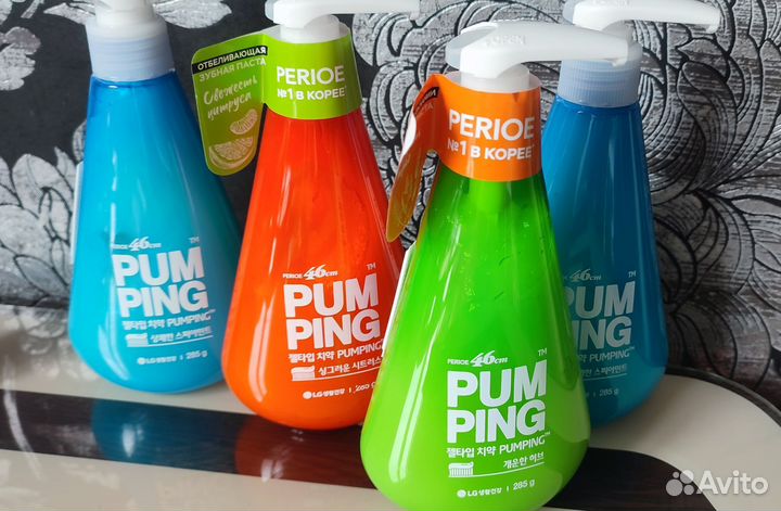 Корейская зубная паста Perioe Pumping