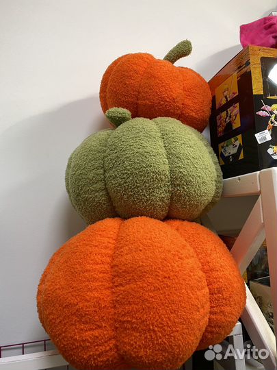 Мягкие игрушки подушки тыквы