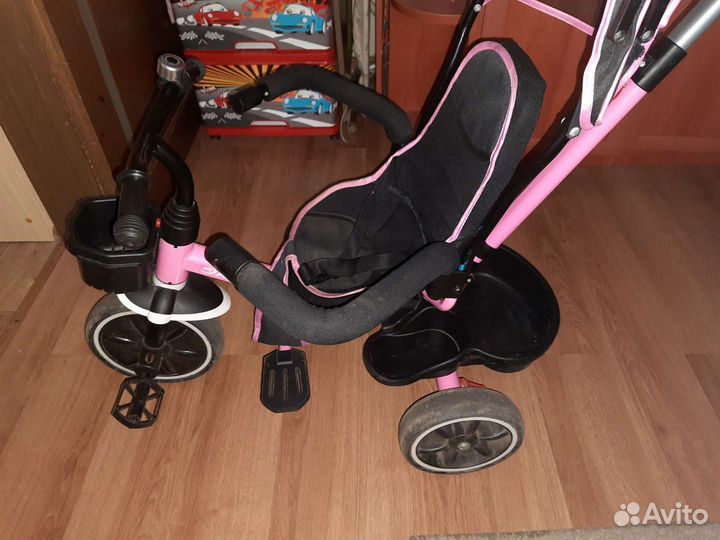 Детский велосипед бу с ручкой