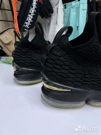 Кроссовки Nike Lebron 15 Black Gold