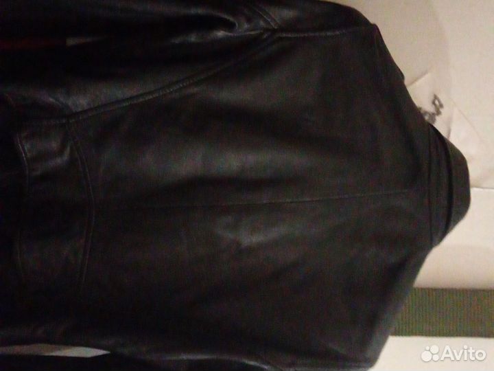 Кожаная куртка косуха женская LA relne blanche