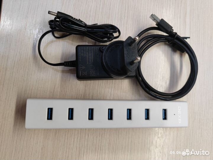 Юсб хаб с блоком питания