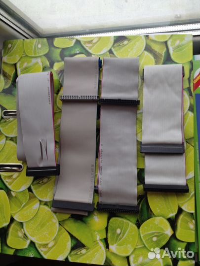 Жгуты IDE для подключения жестких дисков и CD/DVD