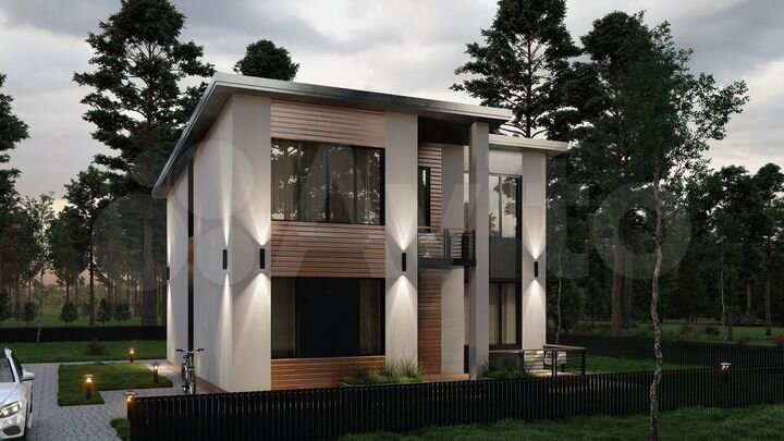 Коттедж 149 м² на участке 6 сот.