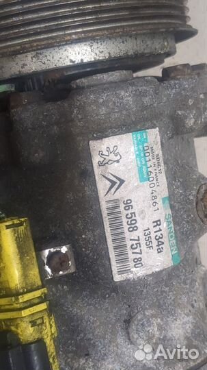 Компрессор кондиционера Citroen C4, 2008