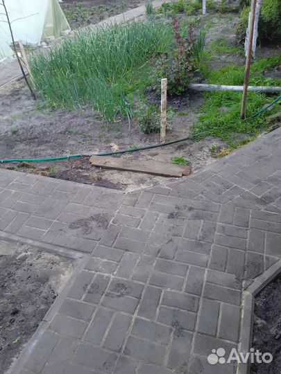 Укладка брусчатки, тротуарной плитки