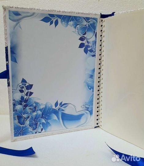 Фотоальбом свадебный ручной работы