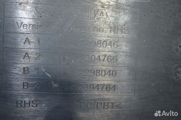 Крыло переднего моста, переднее правое scania R-Series (01.16)