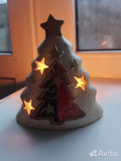 Подсвечник маленький новогодний