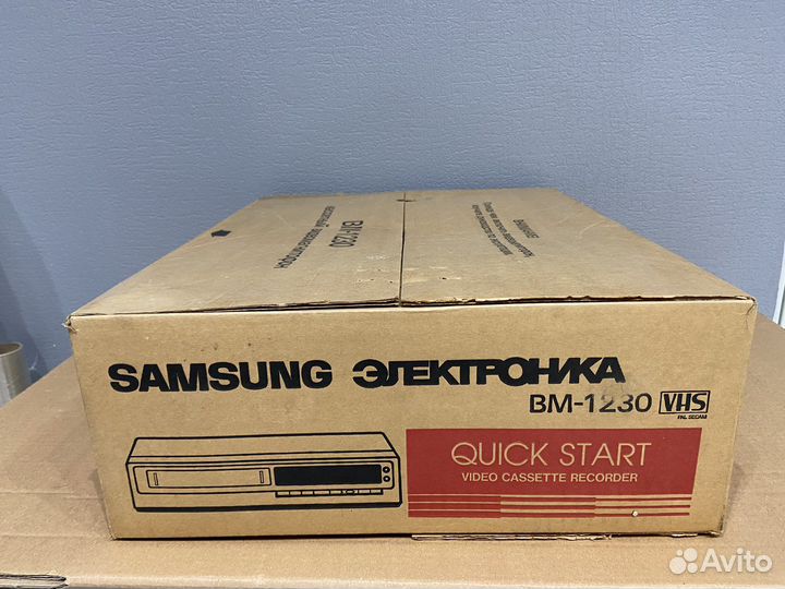Видеомагнитофон электроника вм 1230 запечатанный
