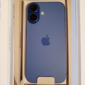 iPhone 16, eSIM+SIM 8/128 гб, синий