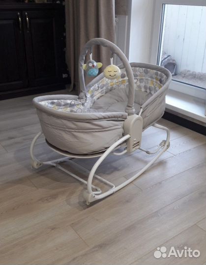 Колыбель баунсер, шезлонг детский Forest kids