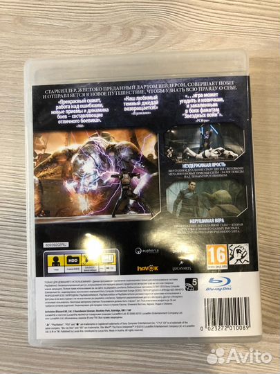 Star Wars the Force Unleashed 2 для Sony Ps3