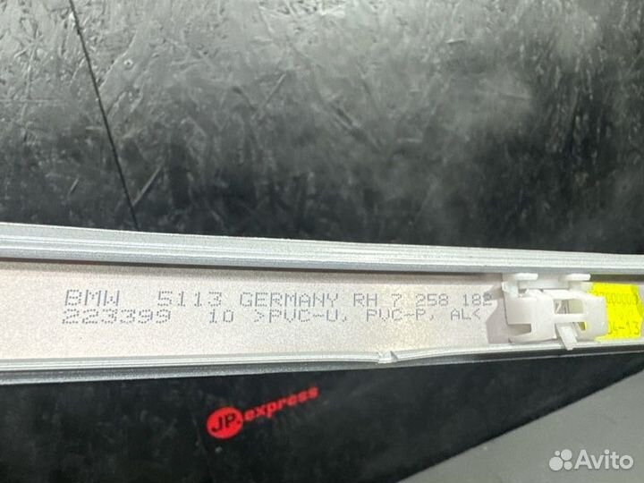 Молдинги крыши Bmw 3 F30 N20B20B 2013