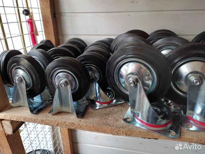 Промышленные колеса для тележек и контейнеров