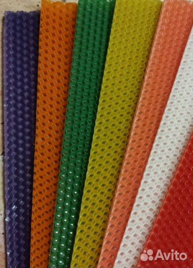 Вощина цветная из воска для свечей