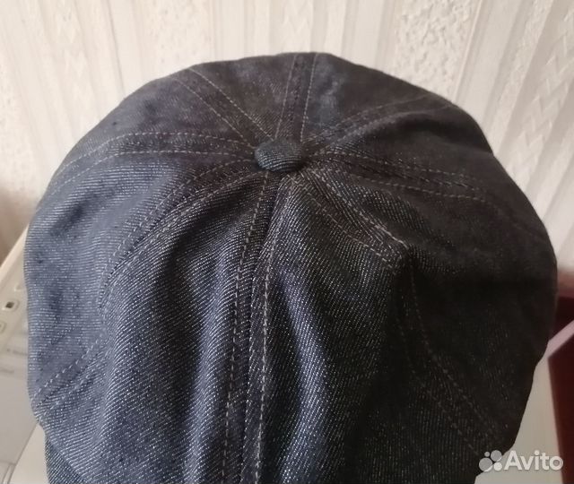 Кепка джинсовая, восьмиклинка