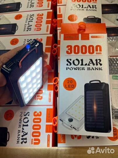 Повер банк на 30 000 ампер солнечный