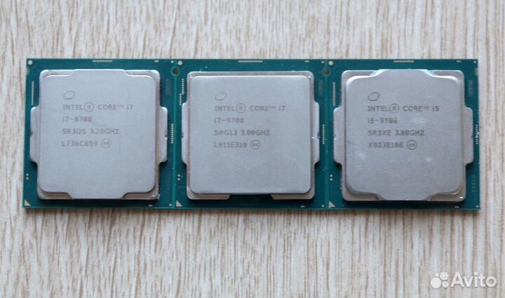 Intel Core i9-9900K / i7-9700 / i7-8700 / i7-7700