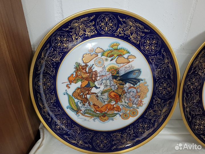 Настенные тарелки коллекционные 6 шт