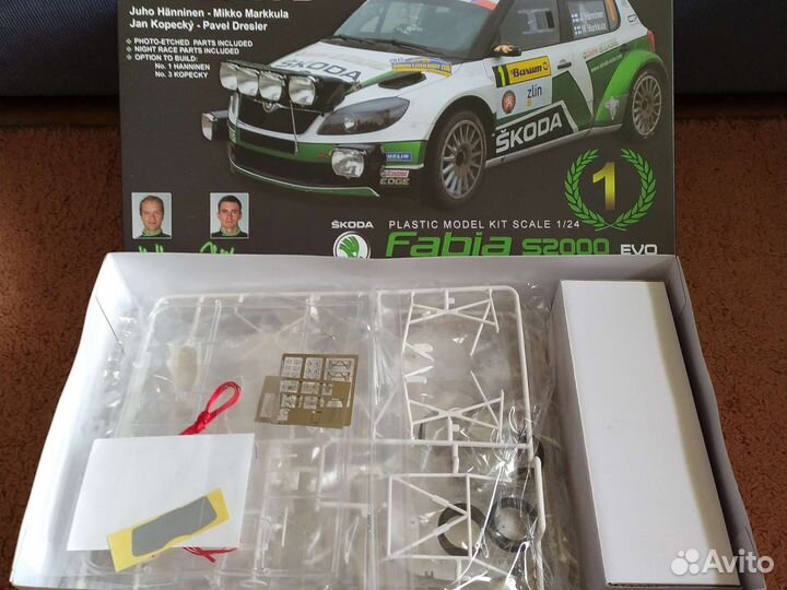 Skoda fabia s2000 wrc 1:24 Belkits