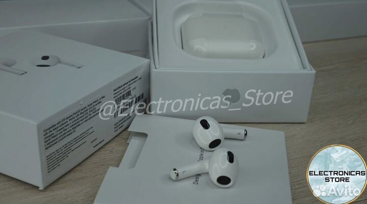 Наушники Airpods 3 Эпл Молочные Доставка