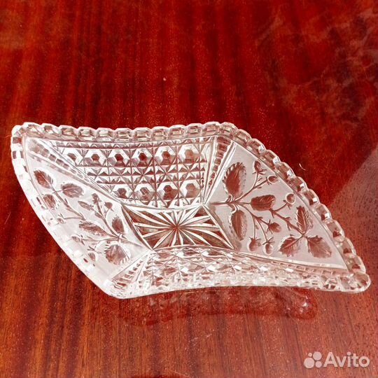 Хрустальный салатник СССР