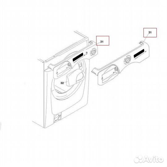 Панель управления для стиральной машины Candy (сен