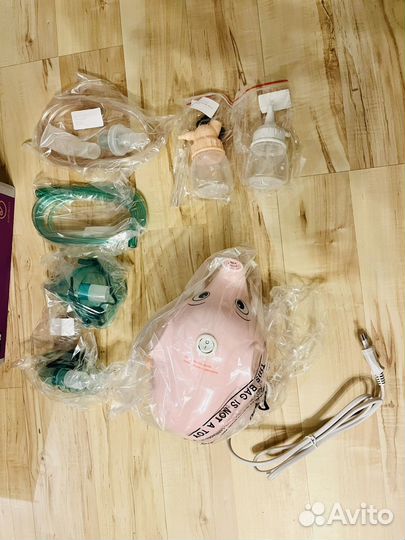 Компрессорный ингалятор (небулайзер) Слоник