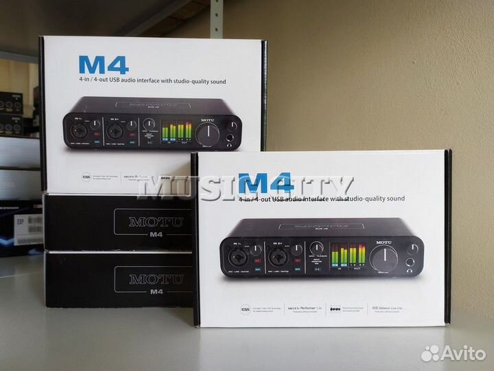 Motu M4 звуковая карта