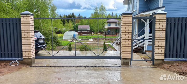 Откатные ворота, установи сам