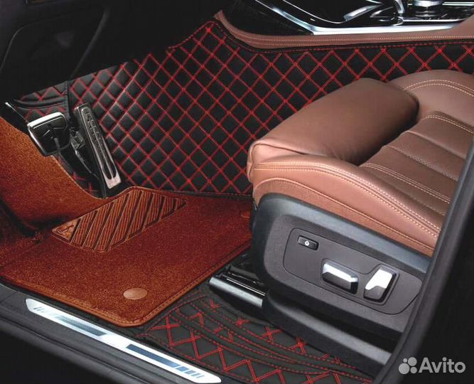 3D Коврики Geely Салон Багажник из Экокожи