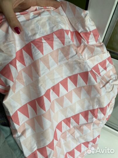 Простынь на резинке (овал) 125 на 75 (новая)