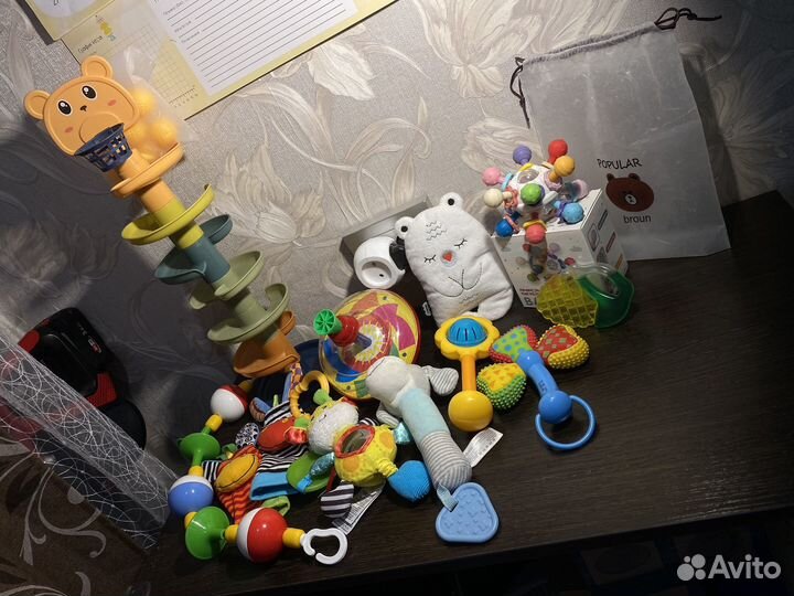Игрушки погремушки пакетом