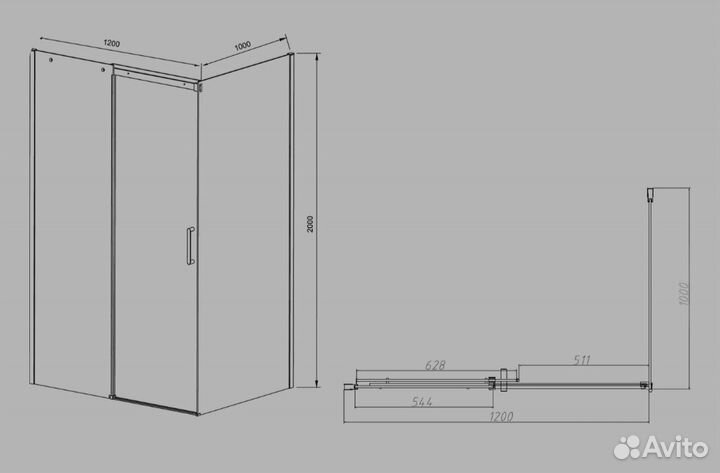 Душевые уголки