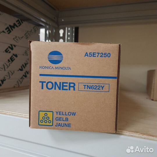 Тонер Konica Minolta TN622Y Yellow (желтый)