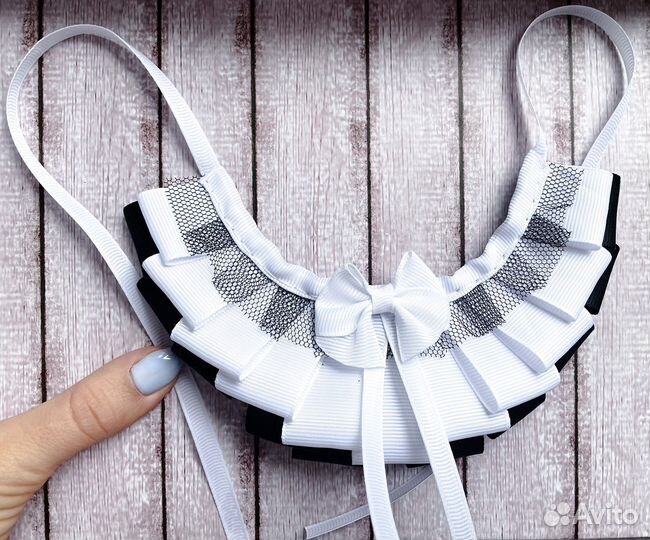 Воротник галстук школьный