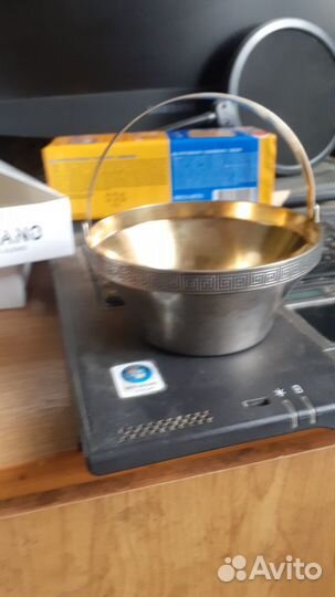 Сахарница серебро с позолотой