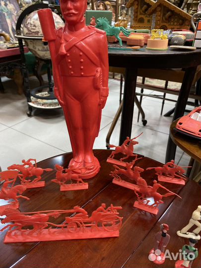 Игрушки СССР солдатики