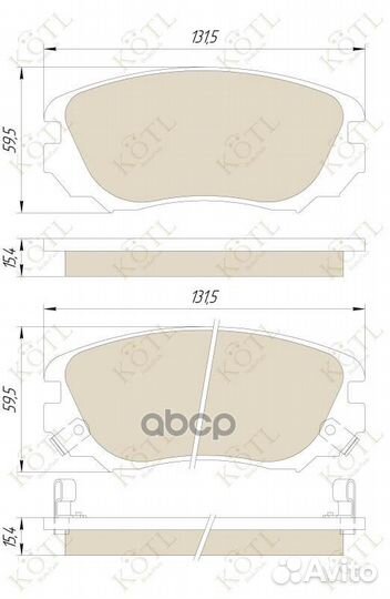 Колодки тормозные дисковые передние к-т opel IN