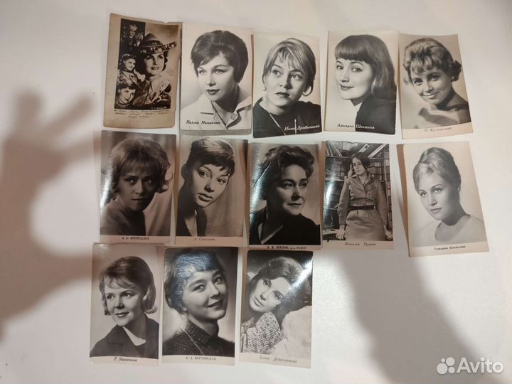 Открытки с фотографиями артистов