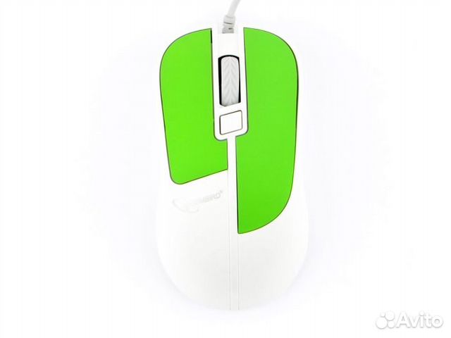 Мышь Gembird MOP-410-GRN USB зелёный 3 кнопки+кол