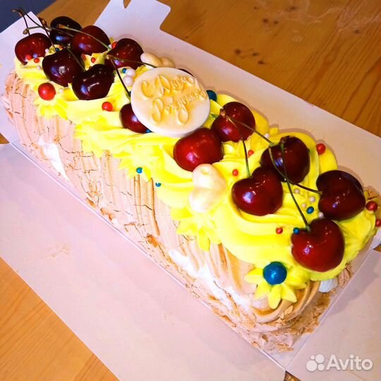 Меренговый рулет