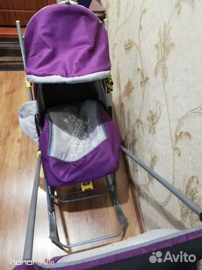 Детские санки коляска