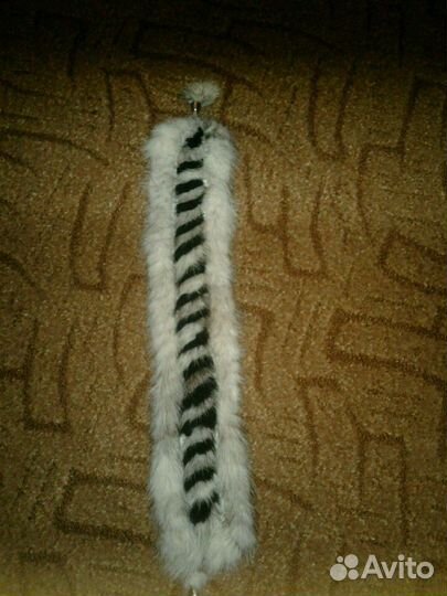 Повязка-челма на голову норковая